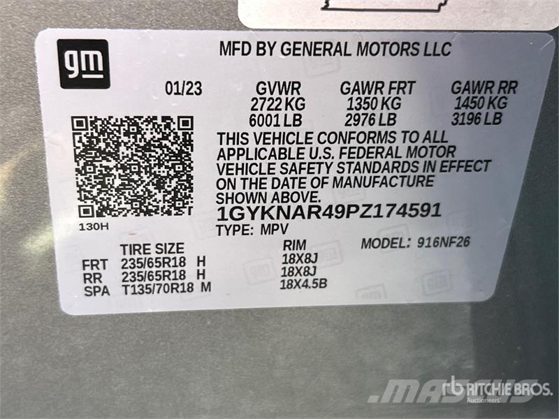 Cadillac XT5 2WD SUV Personbiler