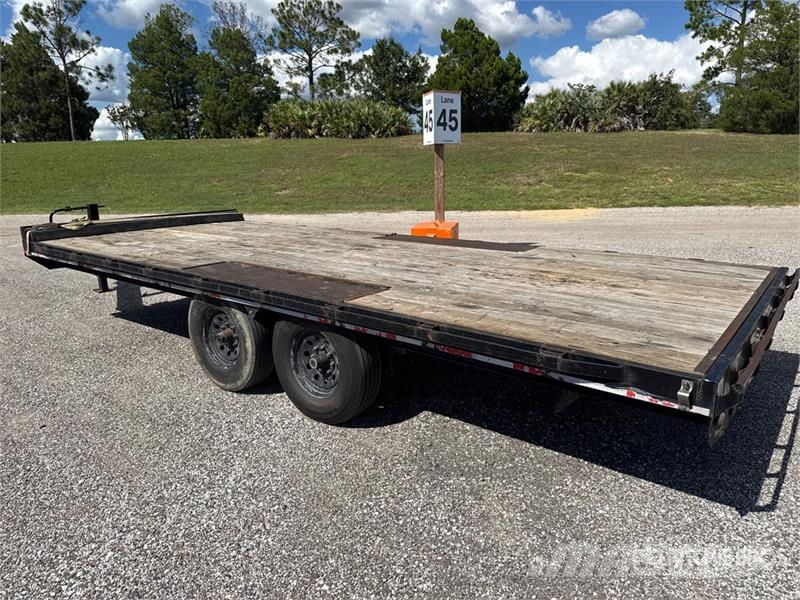 Caliber EDH820 20 ft T/A Equipment Trailer Biltransporter henger