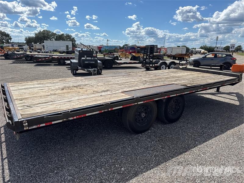 Caliber EDH820 20 ft T/A Equipment Trailer Biltransporter henger