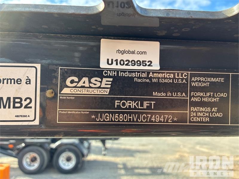 CASE 586H Vanterenski viljuškar