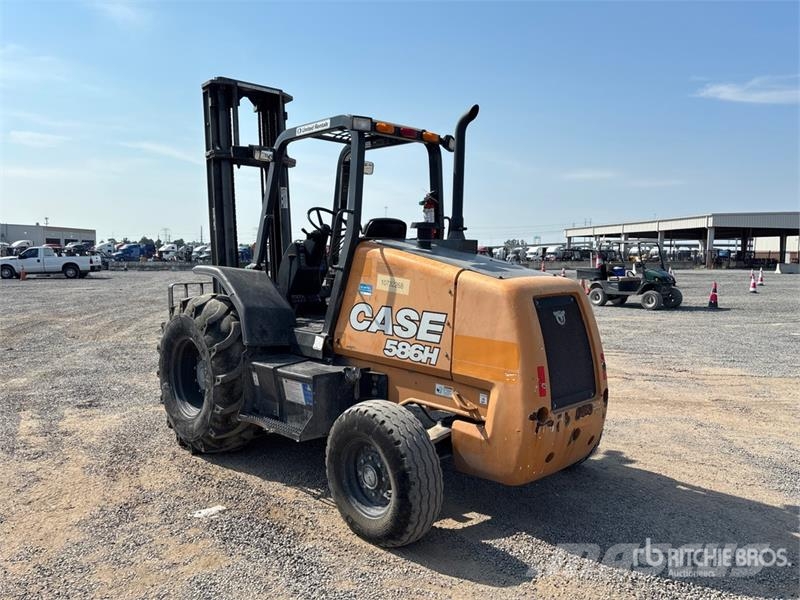 CASE 586H 6000 lb 4x2 Rough Terrain Forklift Arazi tipi forklift