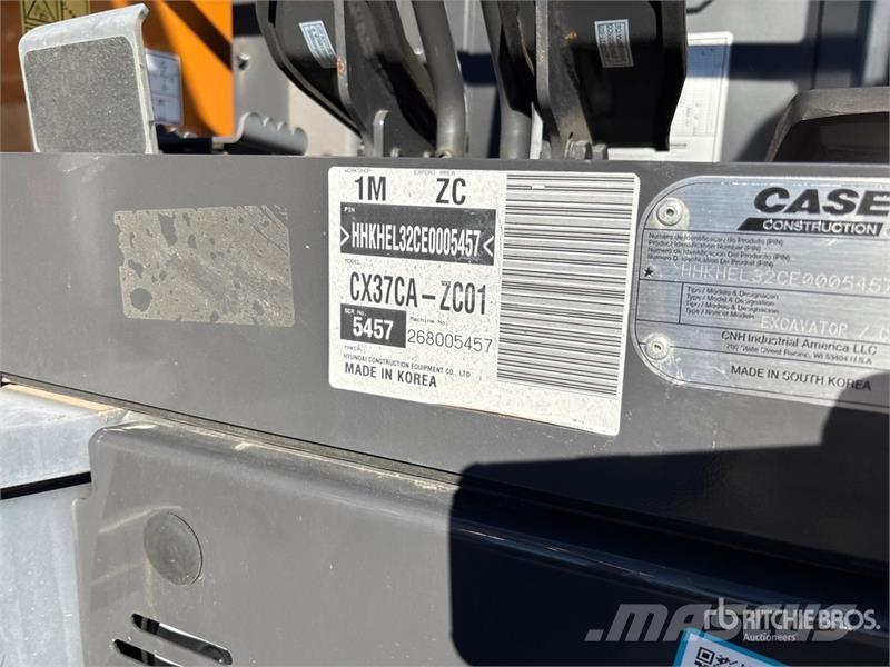 CASE CX37C Mini Excavator Mini bagri <7t