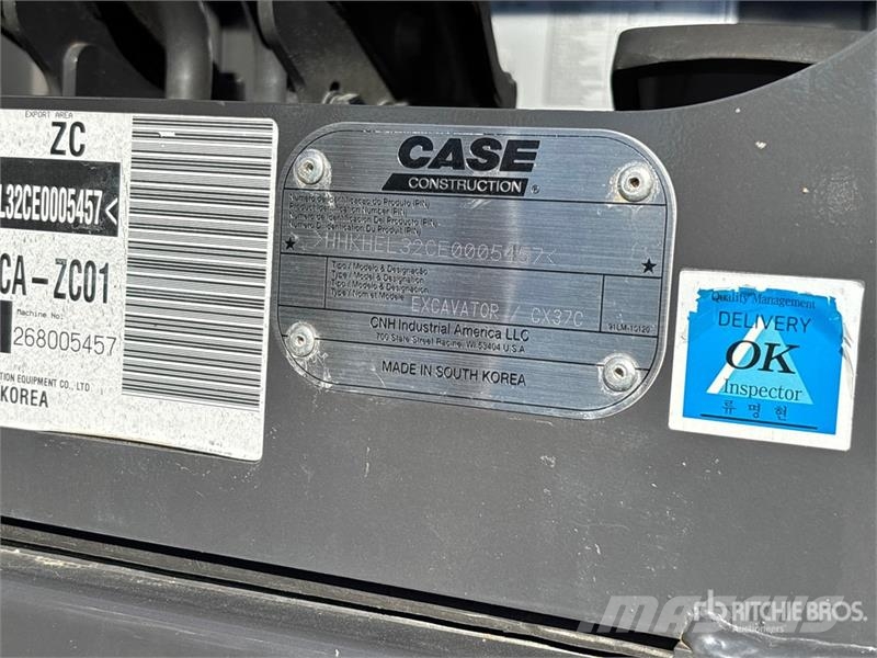 CASE CX37C Mini Excavator Mini bagri <7t