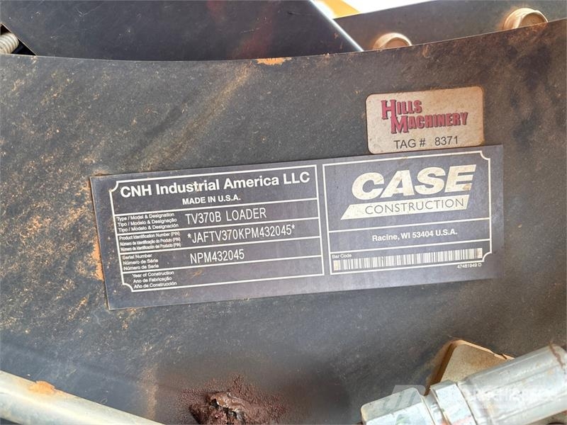 CASE TV370B Two-Speed Compact Track Loader Kompaktlaadurid