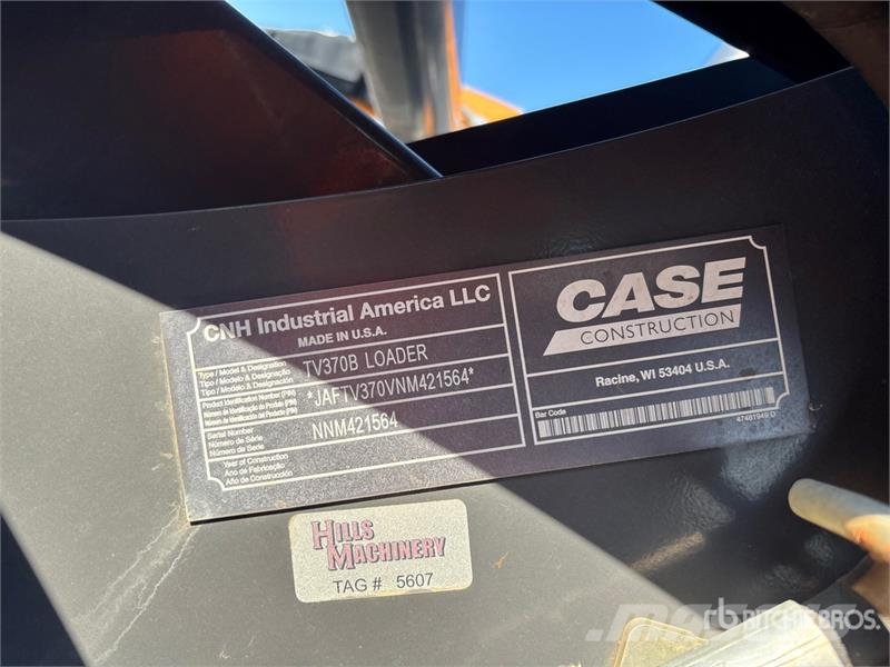 CASE TV370B Two-Speed Compact Track Loader Skid steer mini nakladalci