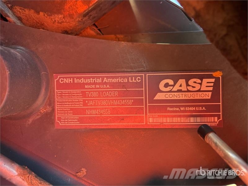 CASE TV380 Two-Speed Compact Track Loader Skid steer mini utovarivači