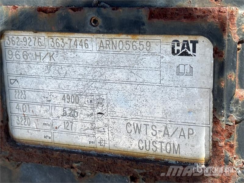 CAT 124 in Q/C General Purpose Wheel Loader Bucket دلاء