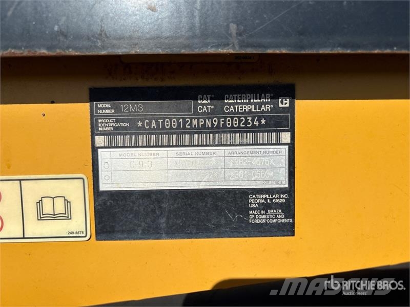 CAT 12M3 Motor Grader Grejderi
