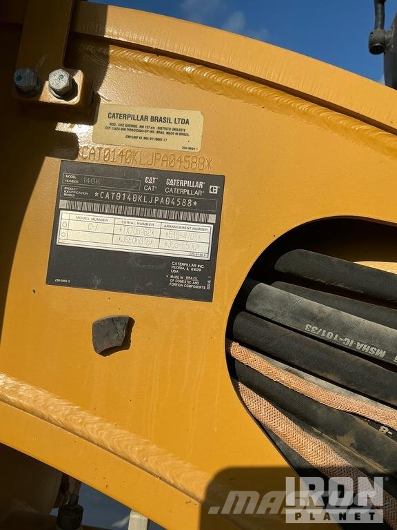 CAT 140K Motor Grader Niveleuse