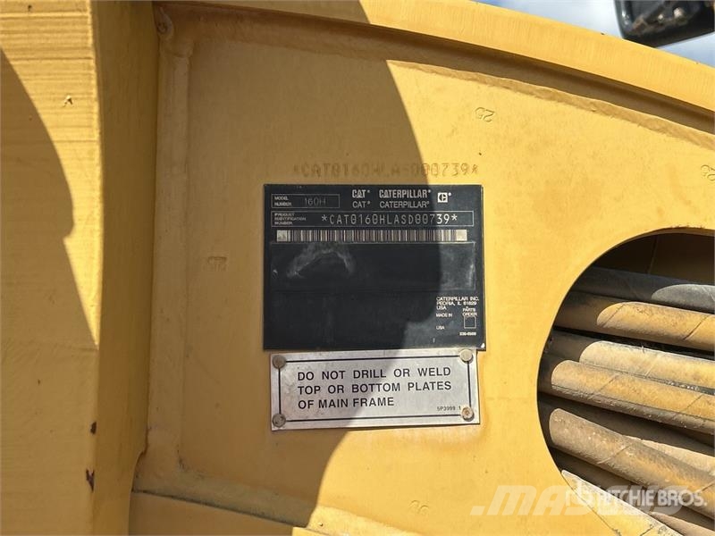 CAT 160H VHP Motor Grader Gréderek