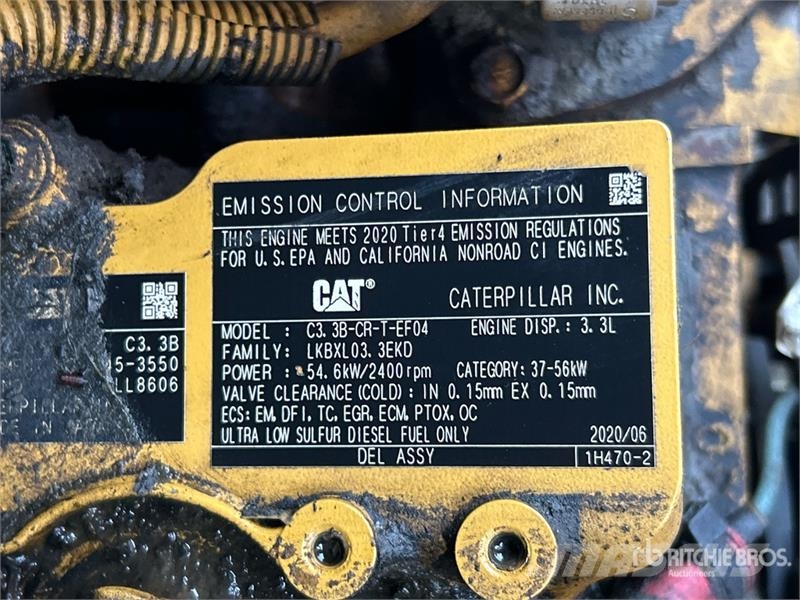 CAT 246D3 Two-Speed Skid Steer Loader Minicargadoras