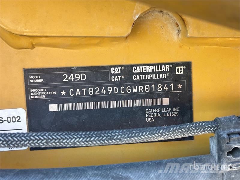 CAT 249D Kompaktrakodók