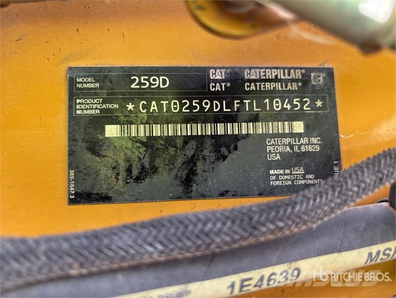 CAT 259D Φορτωτάκια