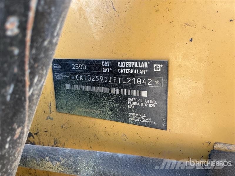 CAT 259D Skid steer mini nakladalci