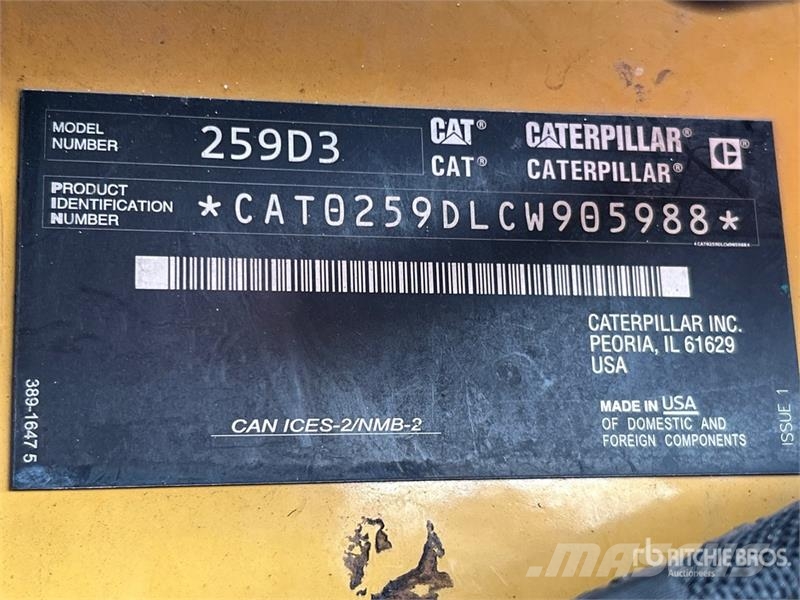 CAT 259D3 Two-Speed Compact Track Loader Φορτωτάκια