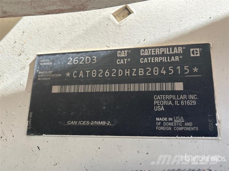 CAT 262D3 Skid Steer Loader Lietoti riteņu kompaktiekrāvēji
