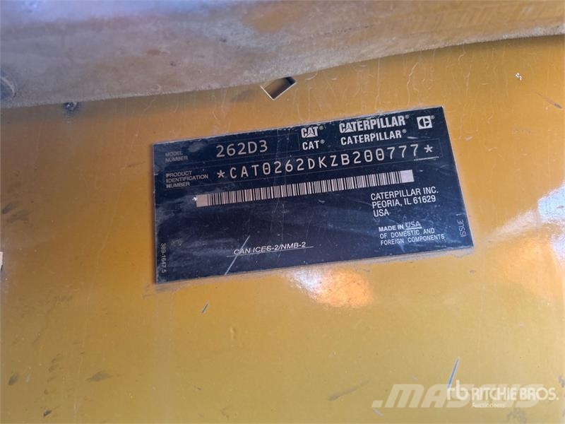 CAT 262D3 Two-Speed Skid Steer Loader Kompaktlastere
