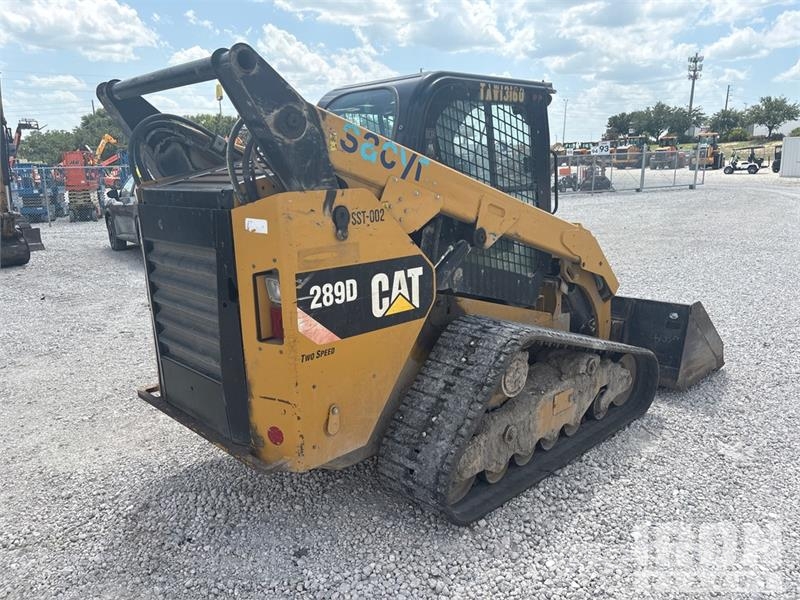 CAT 289D Krautuvai su šoniniu pasukimu