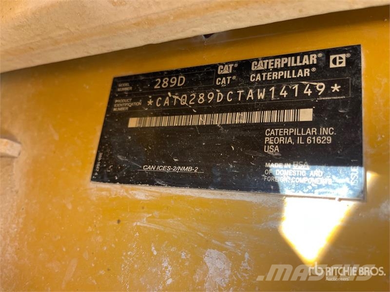 CAT 289D Skid steer mini nakladalci