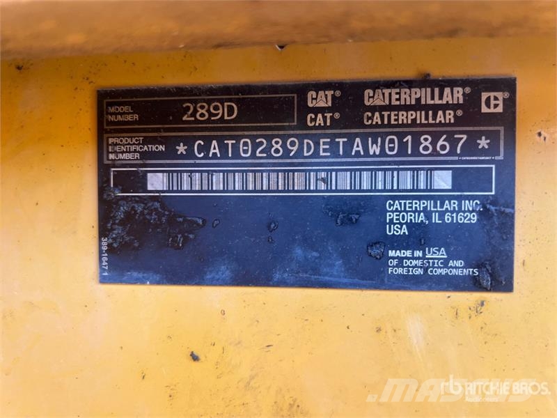 CAT 289D Minilæsser - skridstyret