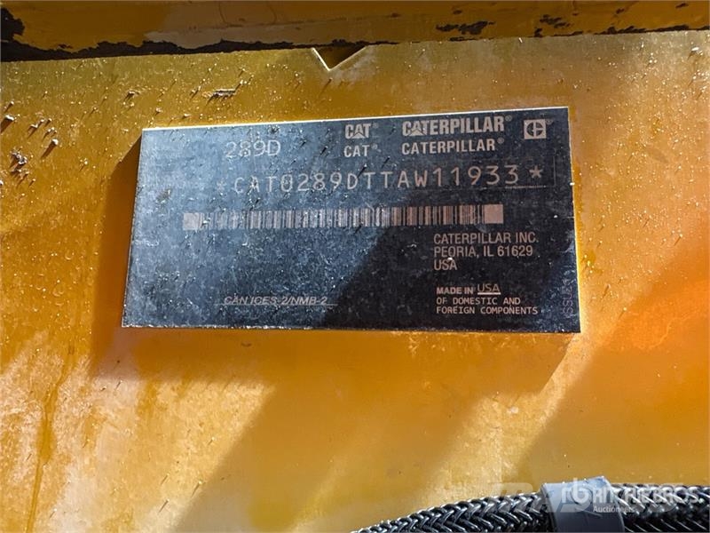 CAT 289D 滑移装载机