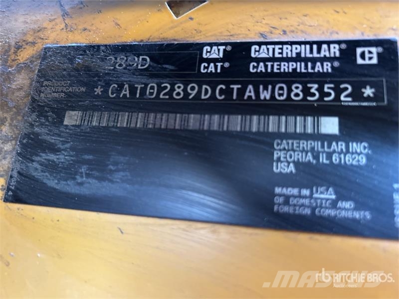 CAT 289D3 スキッドステアローダー