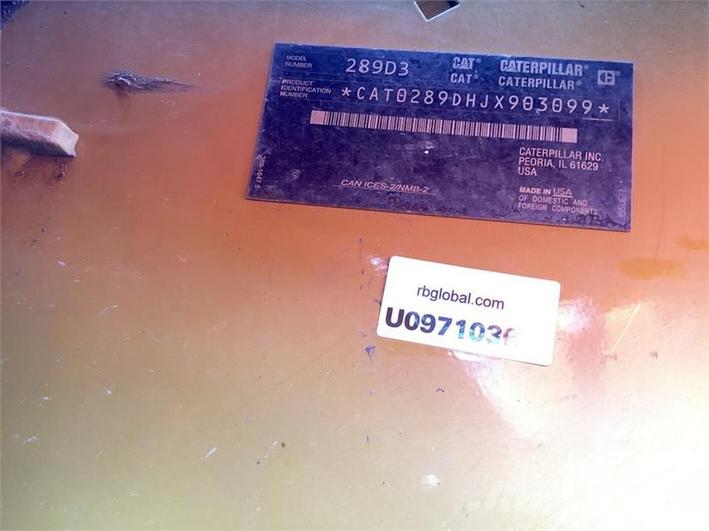 CAT 289D3 Chargeuse compacte