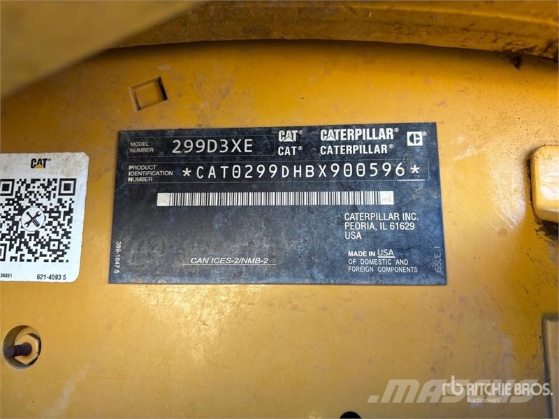 CAT 299D3 XE Two-Speed High Flow Compact Track Loader لوادر انزلاقية التوجيه