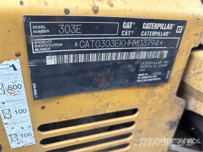 CAT 303E CR Mini ekskavatori < 7 t