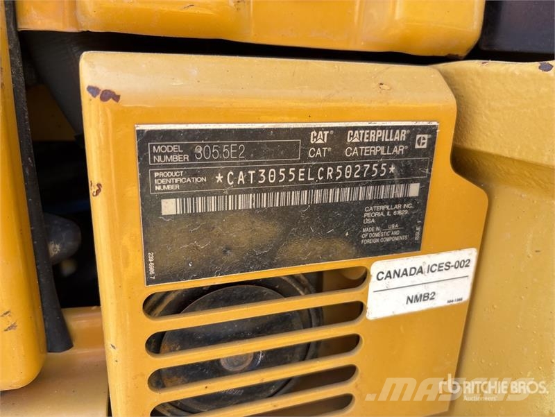 CAT 305.5E2 Mini Excavator Miniexcavadoras