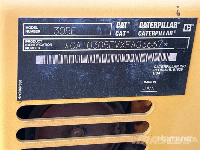 CAT 305E CR Mini Excavator Mini bagri <7t