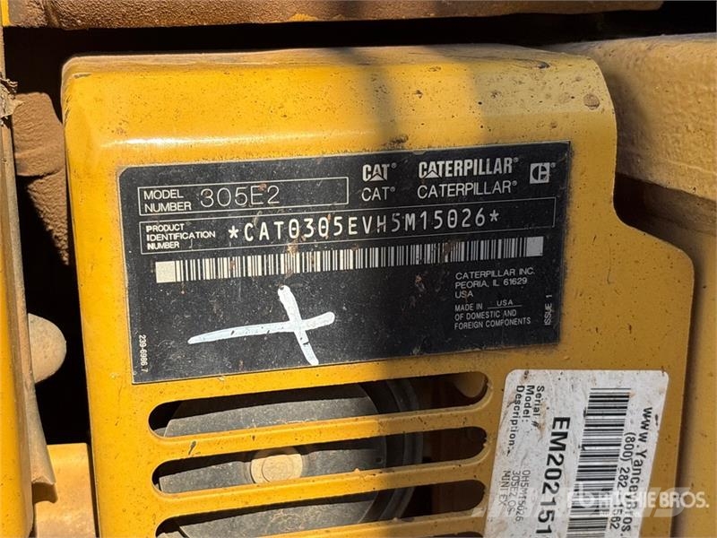 CAT 305E2 CR Mini Excavator Minibagger < 7t