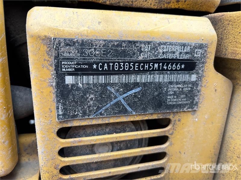 CAT 305E2 CR Mini Excavator Mini bagri <7t