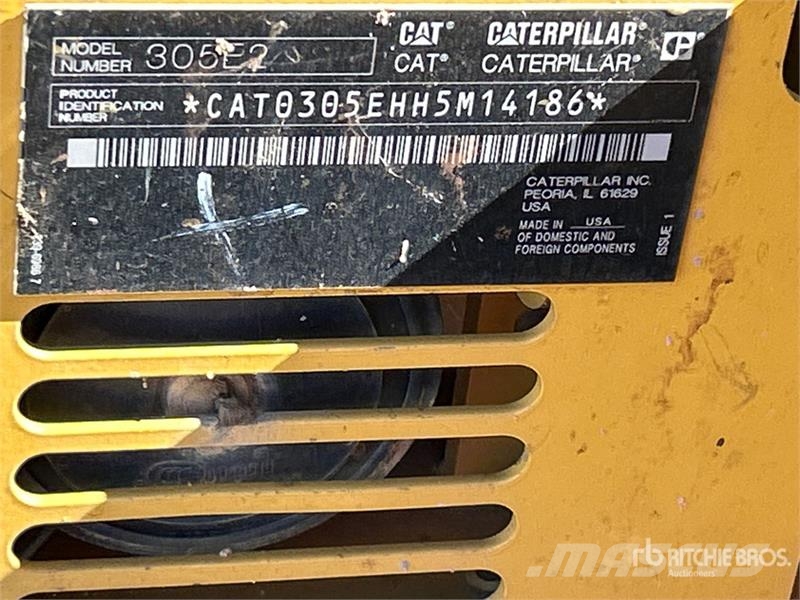 CAT 305E2 CR Mini Excavator Mini bagri <7t