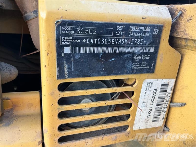 CAT 305E2 CR Mini Excavator Mini pelle < 7t