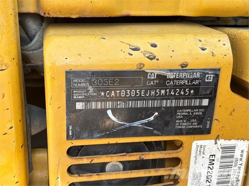 CAT 305E2 CR Mini Excavator Mini pelle < 7t