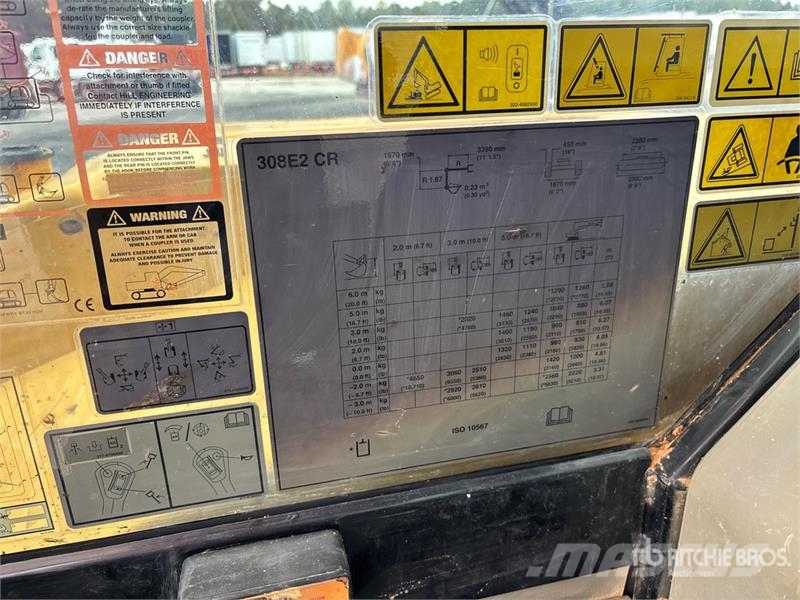 CAT 308E2 CR Pelle sur chenilles