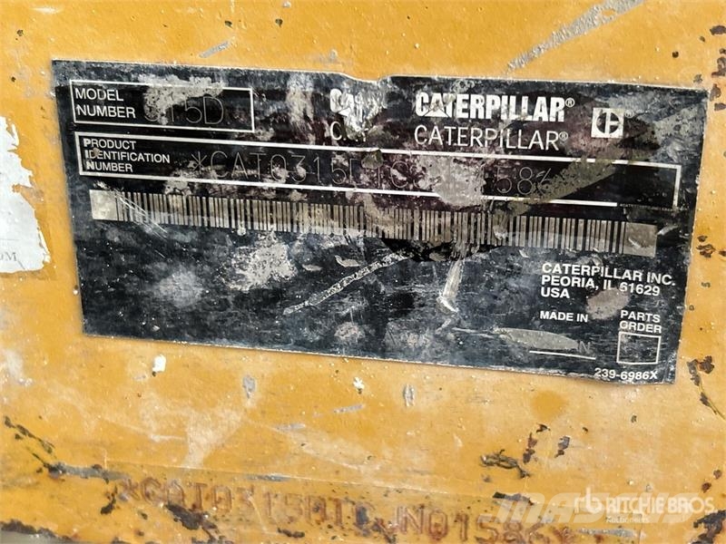 CAT 315D L Tracked Excavator Roomikekskavaatorid