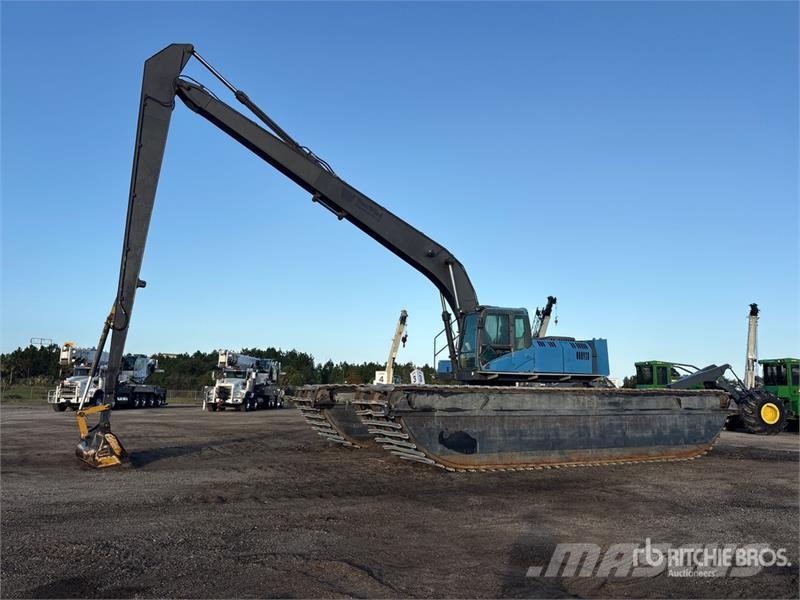 CAT 325C L Long Reach Amphibious Tracked Excavator حفارات زحافة
