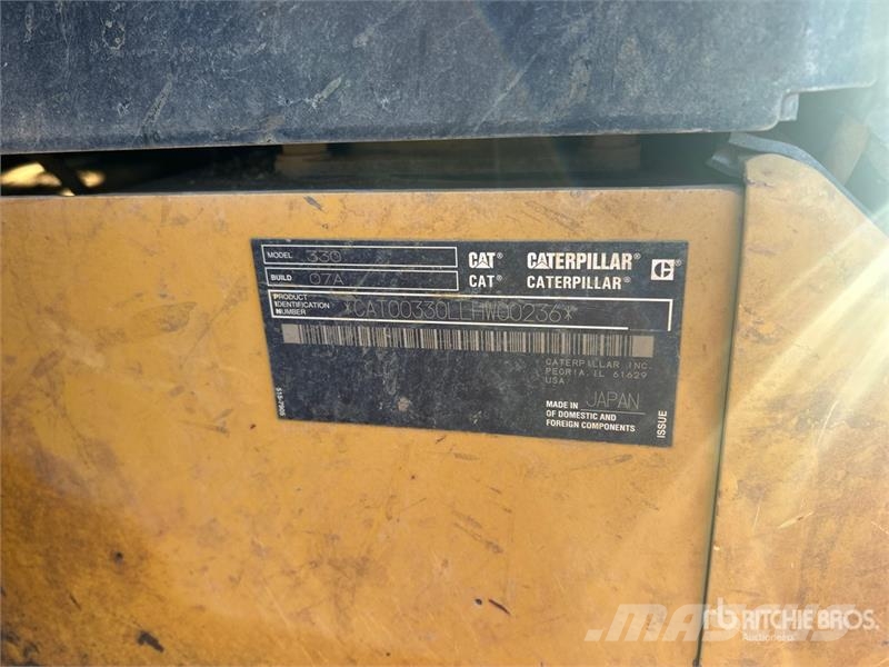 CAT 330 L Tracked Excavator Raupenbagger