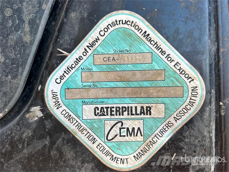 CAT 336 Tracked Excavator Гусеничні екскаватори