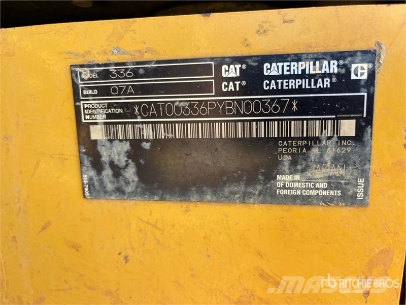 CAT 336 Tracked Excavator Верижен екскаватор