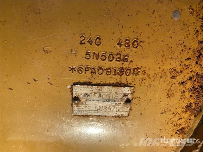 CAT 3412 455 kW Skid-Mounted Generator Set Diesel Generators