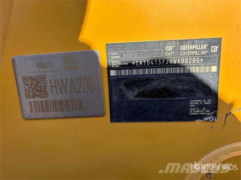 CAT 415F2 4x4 Backhoe Loader Ekskavaatorlaadurid