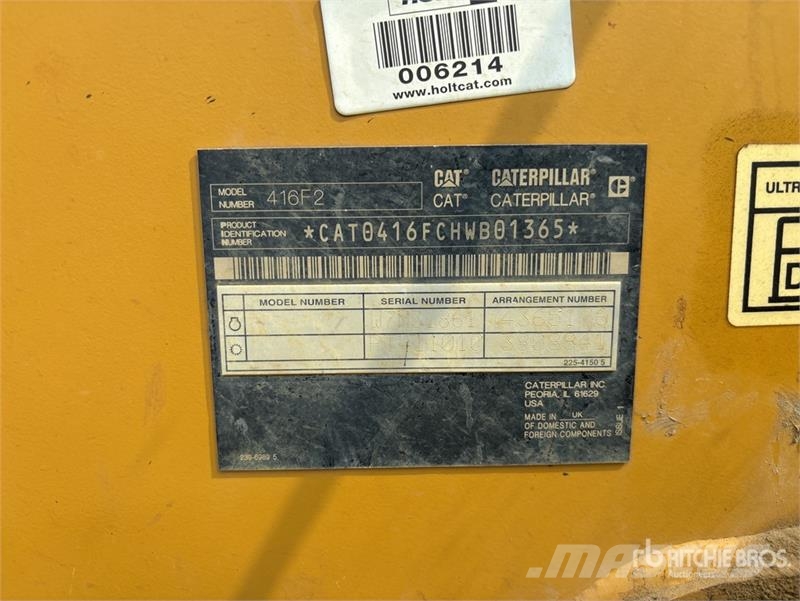 CAT 416F2 Εκσκαφείς Φορτωτές τύπου JCB