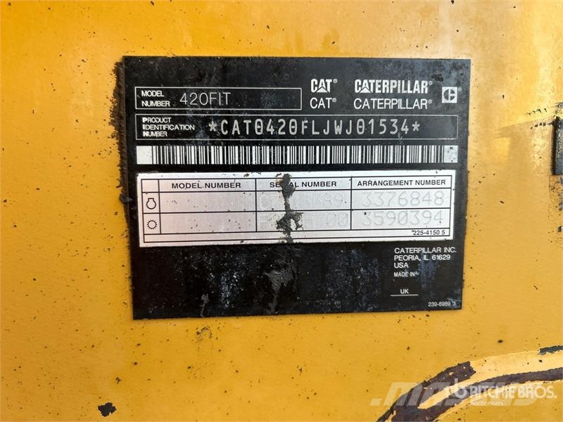 CAT 420F IT 4x4 Backhoe Loader Kotrórakodók