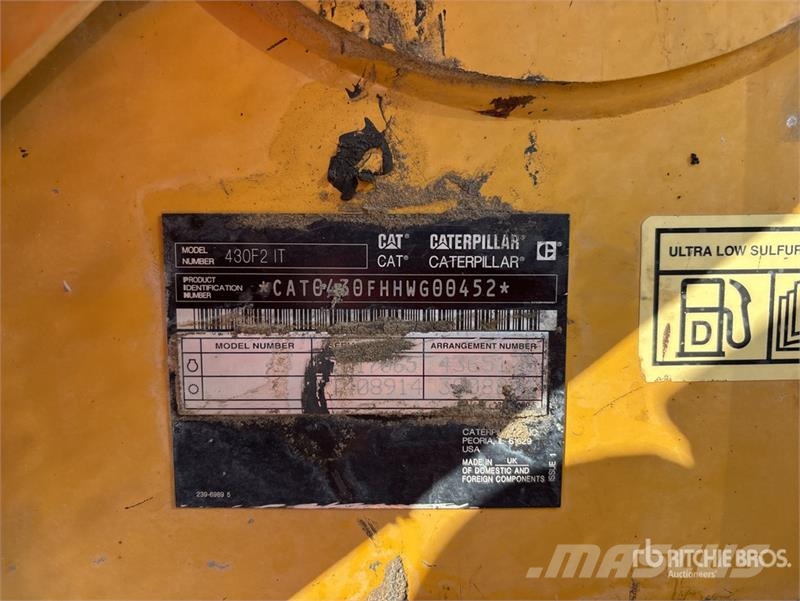 CAT 430F2IT 4x4 Backhoe Loader (Inoperable) TLB's