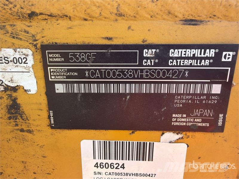 CAT 538GF Delimber 임업 장비 - 기타