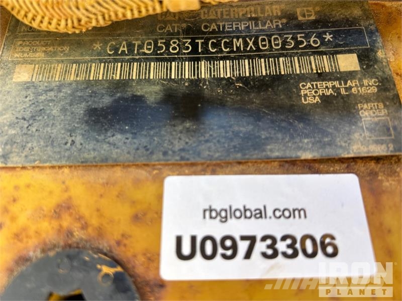 CAT 583T Torupaigaldajad