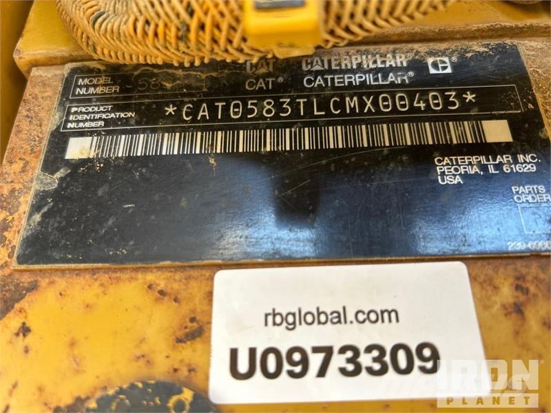 CAT 583T Csőfektető dózerek